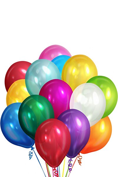 Elif mağazacılık Parti paketi Karışık renkli 25 Adet Balon