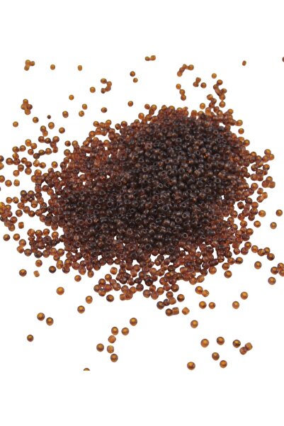 Serhat Aksesuar ve El İşçilik 08 Sand 3 mm Transparent Light Brown Beads (100...