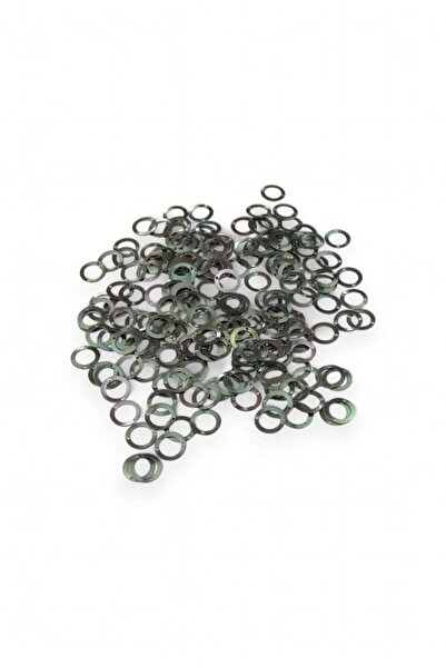 Serhat Aksesuar ve El İşçilik Metallized Green Brass 13X2 mm Sequins (30 Gr 1...