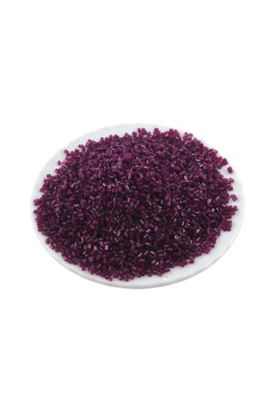 Serhat Aksesuar ve El İşçilik Cut Beads Plum 2X1.5 mm (100 Gr 4000 Pieces)