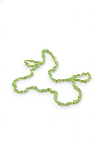 Serhat Aksesuar ve El İşçilik Pistachio Green Broken Stone Beads (120 Pieces)