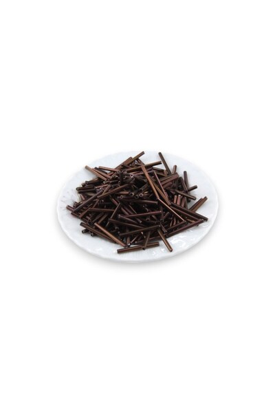 Serhat Aksesuar ve El İşçilik Metal Copper Plated Tube 28 mm Beads 50 Gr