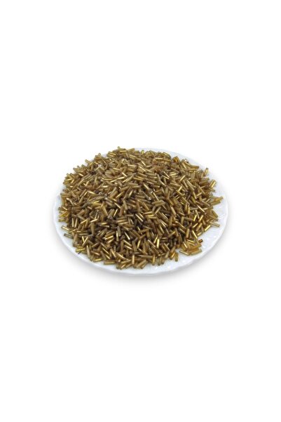 Serhat Aksesuar ve El İşçilik 6X2 mm Antique Gold Tube Beads 100 Gr