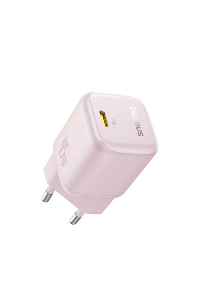 Baseus Încărcător de rețea PicoGo, 45W, USB-C, încărcător rapid, roz