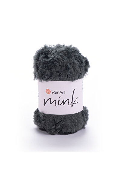 Yarnart Mink - Feathered Hand Knitting Thread Smoke-343