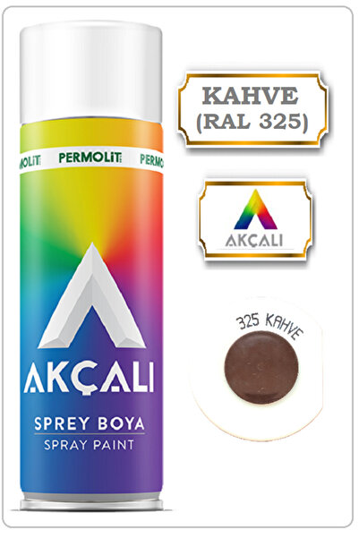 Akçalı SPREY BOYA (KAHVE-RAL 325) 400 ml -AHŞAP,PLASTİK,METAL BOYAMA