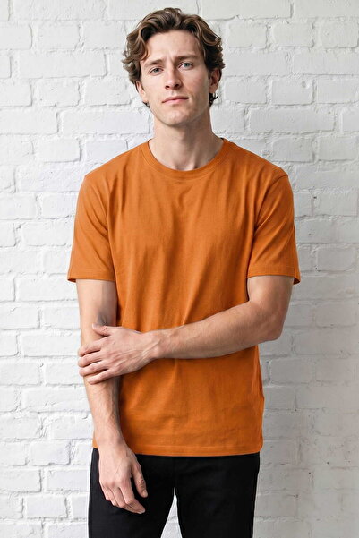 RELAXIA Men's T-Shirt Crew Neck