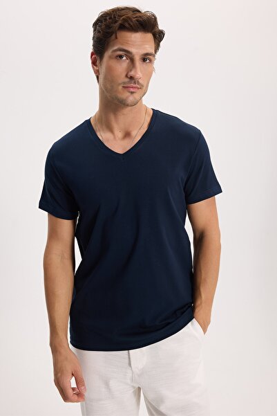 Tudors Мъжка тениска Slim Fit Памук, мека текстура, еластична материя, обикно...
