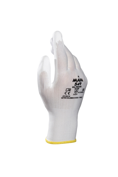 MAPA PROFESSIONAL Mapa Ultrane 549 Work Gloves Pu Coated White
