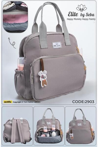 ELITE by Seba Luna Gray Mother Baby Care Bag