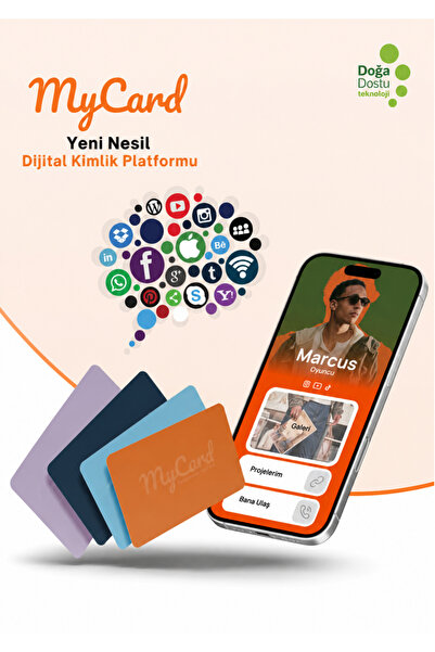 mycard Tanışma Kartı | NFC ve QR Kodlu Dijital Kartvizit