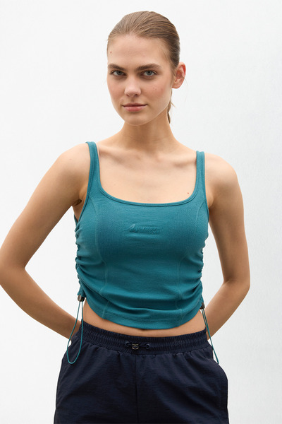 MORE ACTIVE Brighton Yan Detaylı Fitilli Tank Top