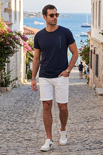 Buratti Crew Neck Cotton Slim Fit t Shirt Men's t Shirt 541Quint