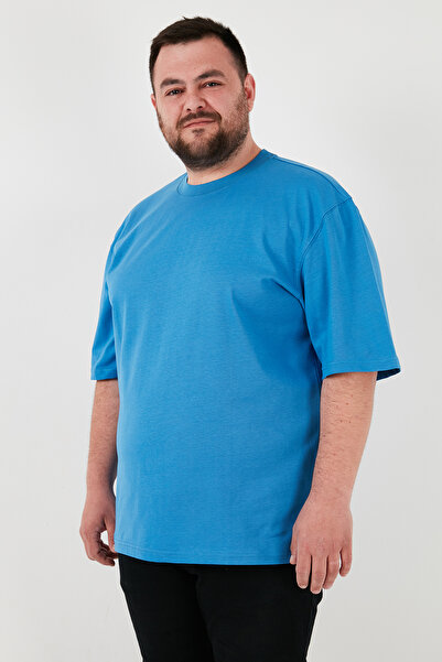 Buratti Cotton Regular Fit Large Size T Shirt Men's T SHIRT5902365B