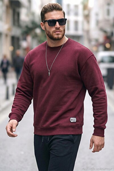 Buratti Regular Fit Crew Neck Cotton Lining Soft Raised Sweat Men's SWEAT 590...
