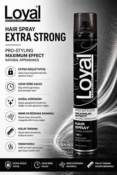 Loyal Siyah Saç Spreyi 400 Ml