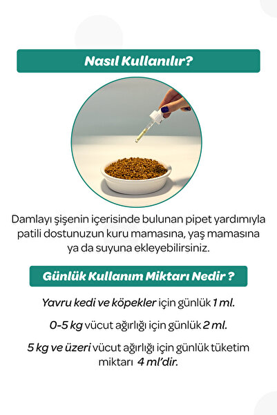 Vet's Plus Kalsiyum Damla 50ml (KEDİ VE KÖPEKLER IÇİN KALSİYUM DESTEĞİ)