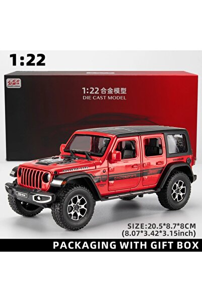 choice2 Maisto red with box 1:22 Model Wrangler Diecast Toy Car Model, Scale ...