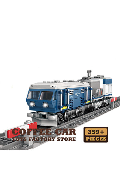 Choice3 359 pcs Technical City Power MOC Train Bricks 3D Model Railway Track ...