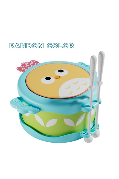 Choice Multicolor Owl Double sided Drum - Education Musical Instrument, Culti...