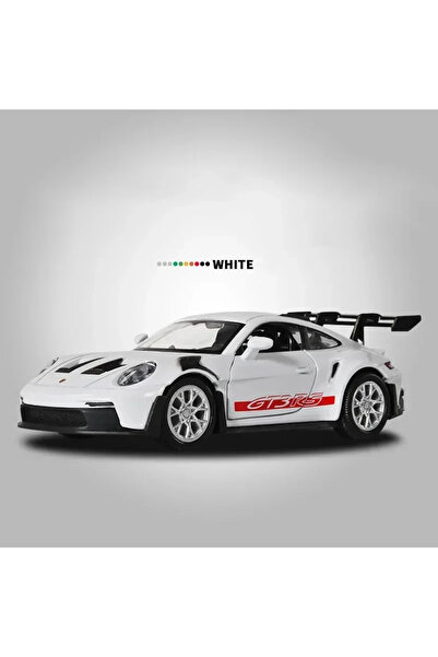 Choice1 White No Box 1:36 Porsche 911 GT3 RS Alloy Mini Car Model Racing Diec...