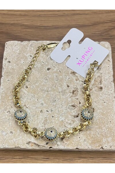 XUPING JEWELRY Three Evil Eye Bracelets