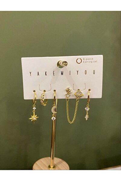 nunu takı Yakemiyou Sky Six Earrings