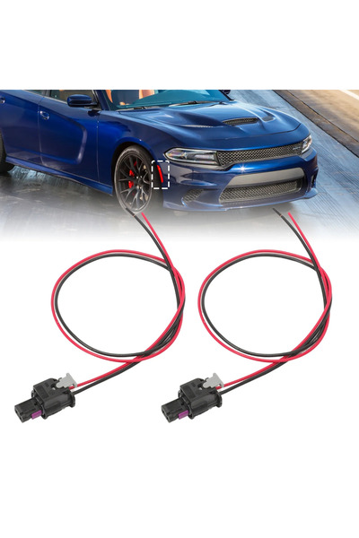 Choice 2 PCS Side Marker Pigtail Connector Harness FOR Dodge Charger 2015 201...