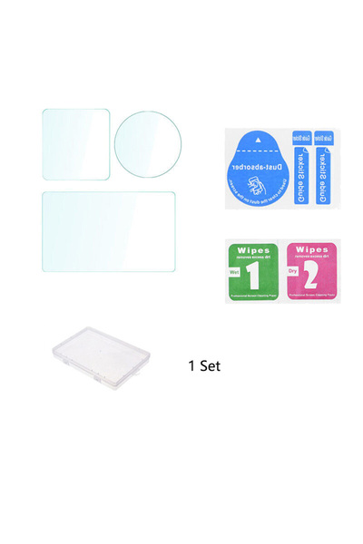 Choice 1set 9H Tempered Glass Film for DJI Osmo Action 4 Lens+Screen+Front LC...