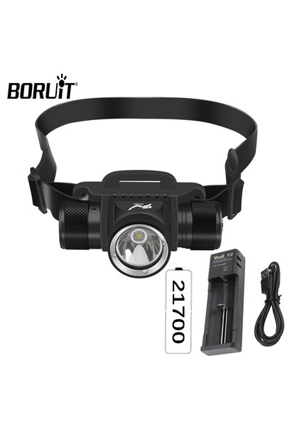 Choice White light Option B BORUiT HP900 Diving Headlamp 800 Lumen 18650/2170...