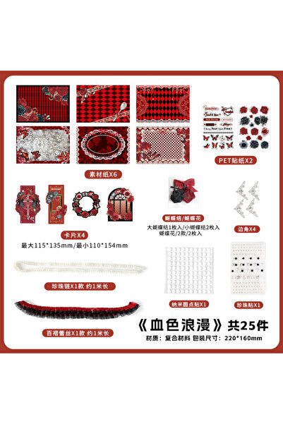 choice2 D Kawaii painting Accessories Stickers Pack Tie Bag Material Package ...