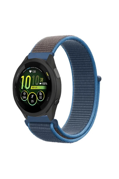 Choice For 20mm Sea wave blue 20mm 22mm Nylon Strap for Forerunner 970 965 95...