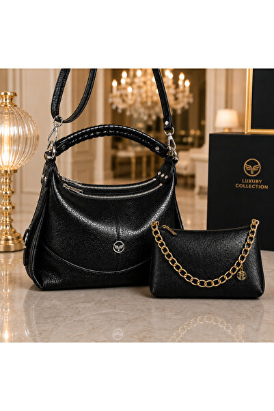 MODAMARKM Luxury Set of 2, Excellent Quality Shoulder Bag and Handbag + Large...