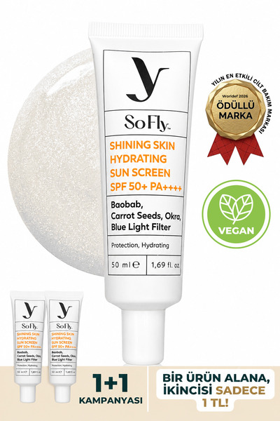 So Fly Shining Skin Hydrating Sun Screen Spf50 Pa 50ml