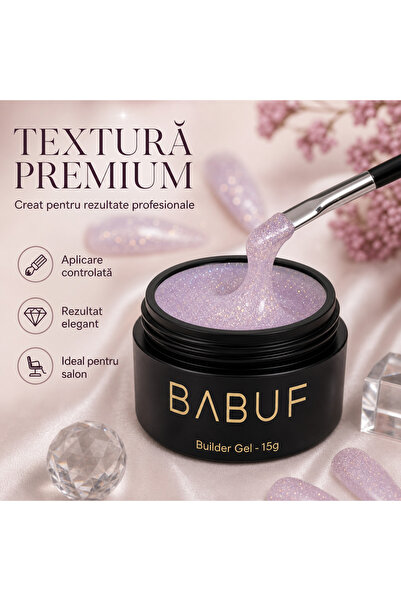 BABUF Gel de construcție autonivelant Fairy Veil BGP6, perlat, 15g