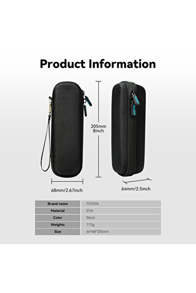 Choice Black TELESIN Mini Protective Bag For DJI Pocket 4 Pocket 3 Carrying B...