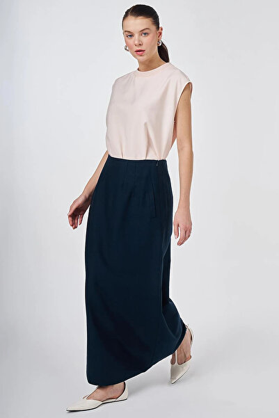 KYR Pensli Non Denim Skirt Dark Navy Blue