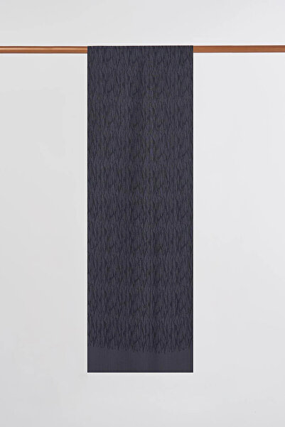 Kayra Patterned Floş Shawl Black
