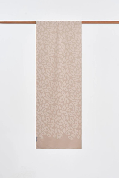 Kayra Abstract Pattern Bamboo Shawl Stone