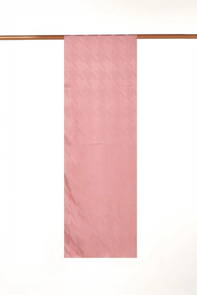 Kayra Goose Feet Pattern Jacquard Shawl Powder