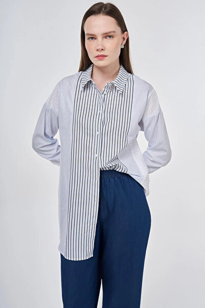 KYR Single Pocketed Cotton Piece Tunic Blue