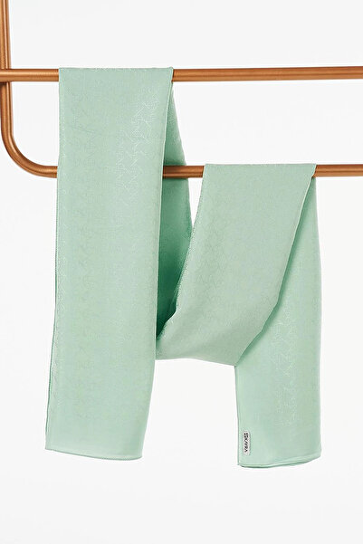 Kayra Mint Color Cotton Blended Natural Shawl