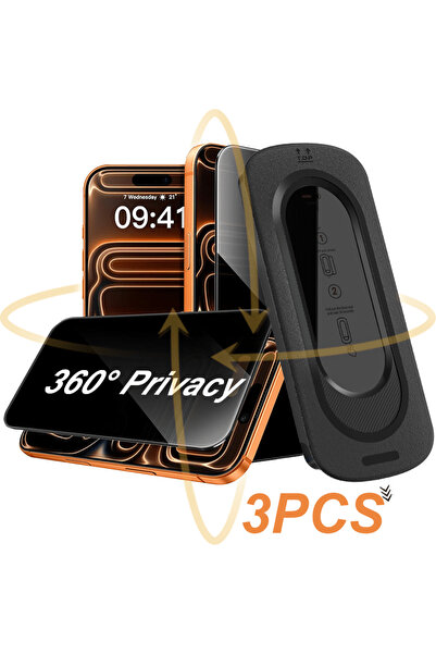 choice2 3pcs-360AS-17 360 Degree Privacy Screen Protector for iPhone 17 Pro M...