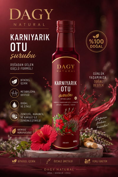 Dagy Cosmetics Karnıyarık Otu Şurubu Mix 250ml