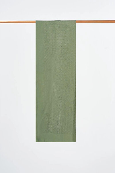 Kayra Patterned Lyocell Shawl Forest Green