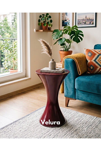 Velura Home & Living Dante Yan Sehpa - Bordo