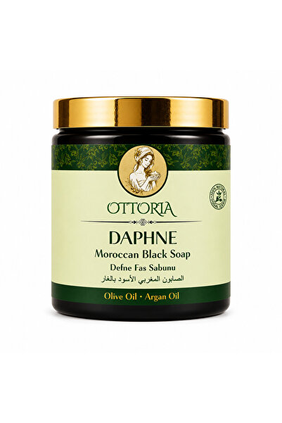 OTTORIA Daphne Moroccan Black Soap |   Defneli Moroccan Soap |   250 ml