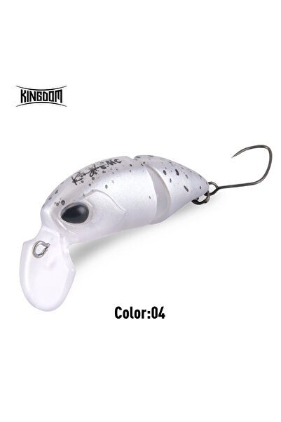 Choice3 KINGDOM 37mm 2.3g Color 04 Kingdom Two Section Micro Minnow Fishing L...