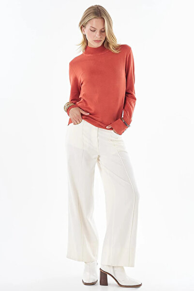 Kayra Basic Viscose Knitwear Sweater Tile