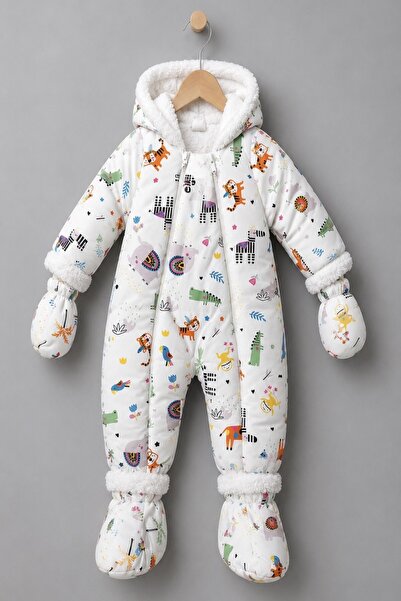 DeKuBaby Yeni Sezon Minik Kaplan Ve Zebra Desenli Takıp Çıkarılabilir Patikli...